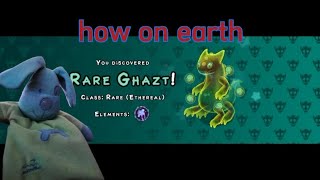 finally getting rare ghazt in my singing monsters