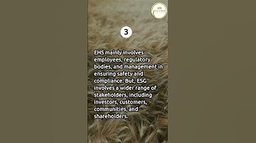 Sustainability in Business: EHS vs. ESG