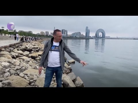 Rusiyalı turistlər Bulvarda dənizin çirkliliyini çəkib DÜNYAYA GÖSTƏRDİLƏR...