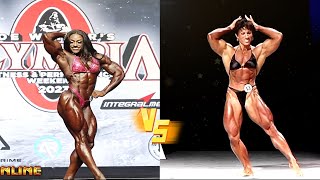 Female Bodybuilder Andrea Shaw VS Annie Rivieccio
