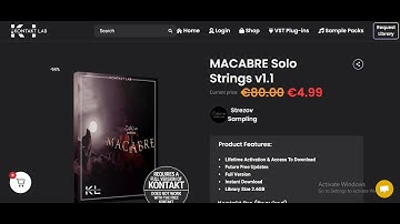 MACABRE Solo Strings v1.1 Install