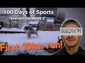 My first 10km Run & Snow Diving | Free Home Workout Program & Motivation