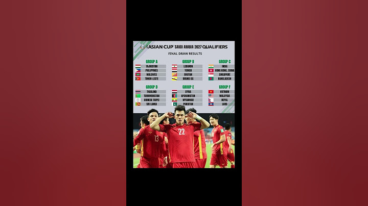 BẢNG ĐẤU ĐTVN VÒNG LOẠI ASIAN CUP 2027