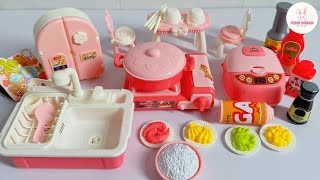 Satisfying With Unboxing Cute Kitchen Toy | ASMR Toy Review (No Music) | Pink Dream TV