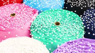 Hsdribbon 3Inch 75Mm Hsd-Genuine Nail Bead Ribbon Listones