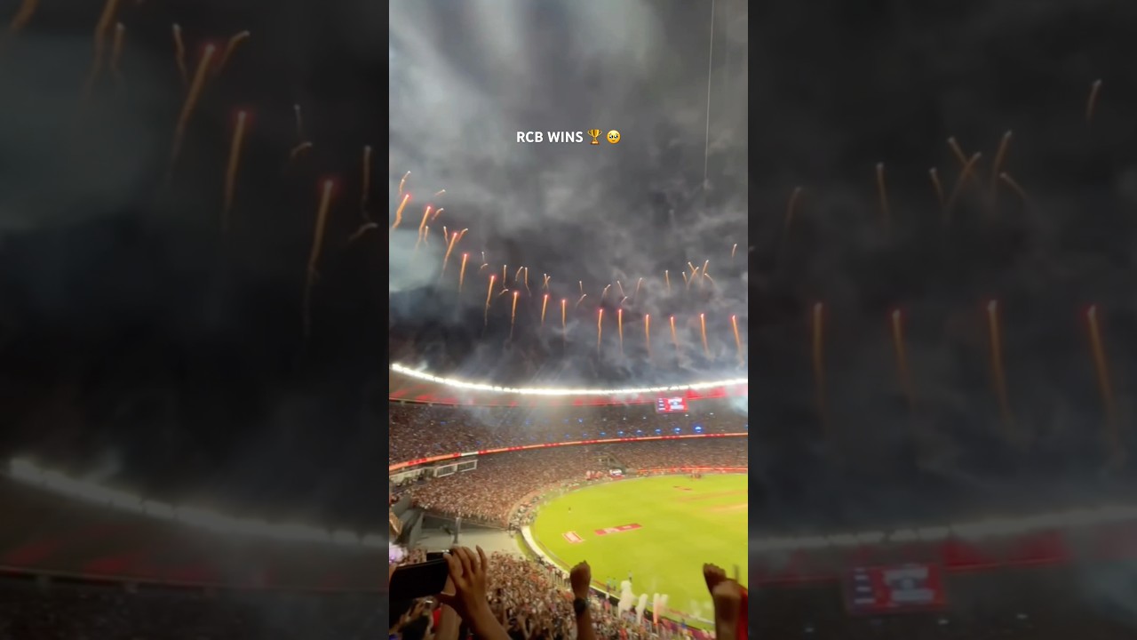 Narender Modi Stadium | RCB Winning Moment | IPL RCB match | RCB VS PBKS match 