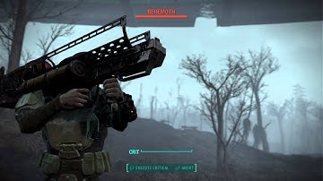 Fallout 4 - Mini Nuke Vs Super Mutant Behemoth
