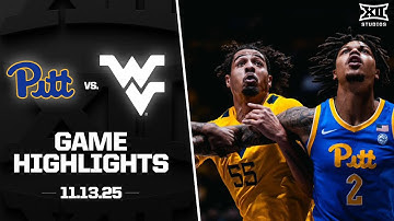 Pittsburgh vs. West Virginia Game Highlights | 2025-26 Big 12 Men’s Basketball