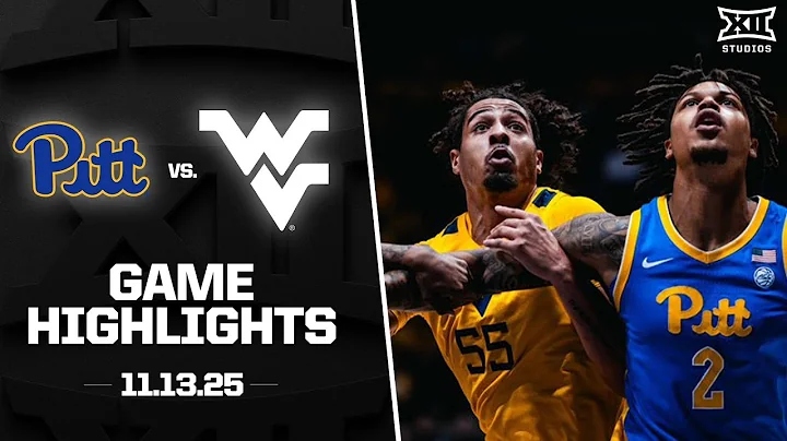 Pittsburgh vs. West Virginia Game Highlights | 2025-26 Big 12 Men’s Basketball