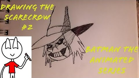 Drawing: The Scarecrow (Batman The Animated Series) [Timelapse] #2