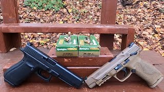 Remington Golden Saber Bonded 9mm+P VS .45 ACP