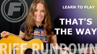 Learn To Play "That's The Way" by Led Zeppelin