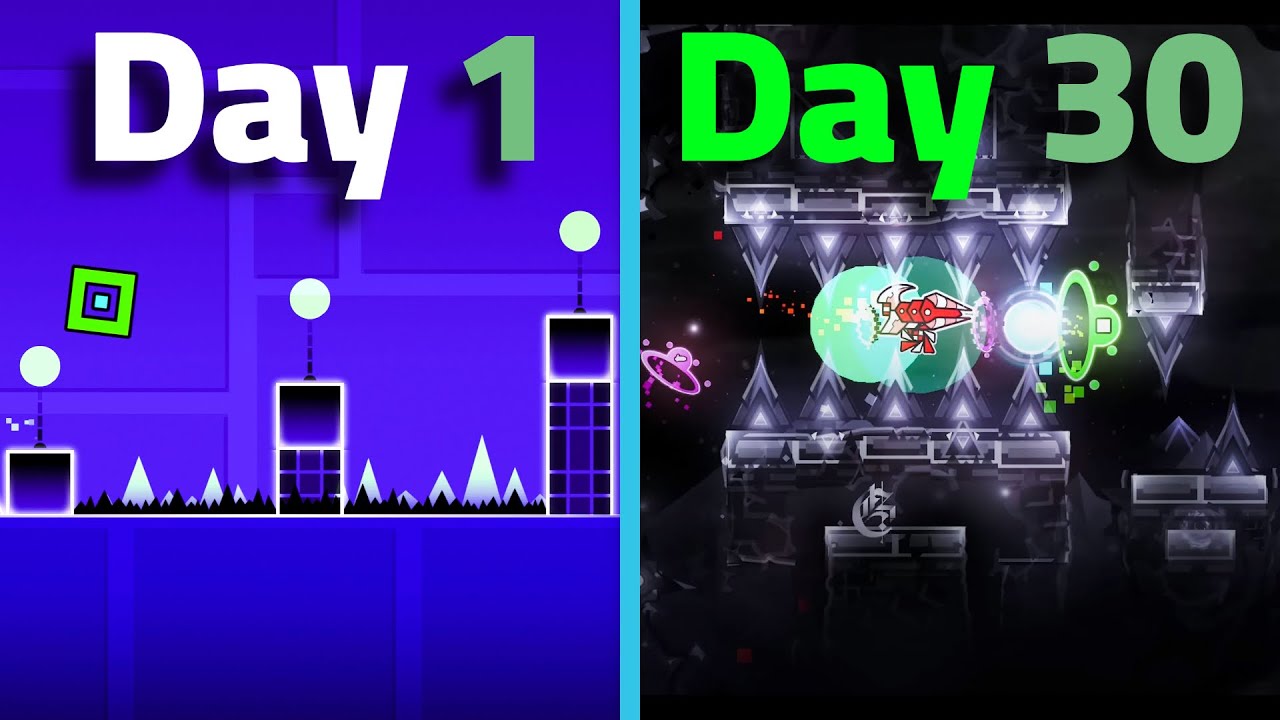 I Beat Geometry Dash (All Levels!) - YouTube
