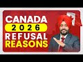 CANADA 🇨🇦 2025 REFUSAL REASONS | STUDY VISA UPDATES 2026 |  USA CANADA UK | THE VISA OFFIC