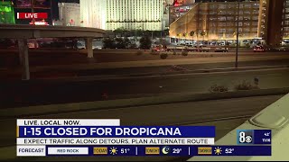 I-15 freeway closure for Tropicana project begins Friday night