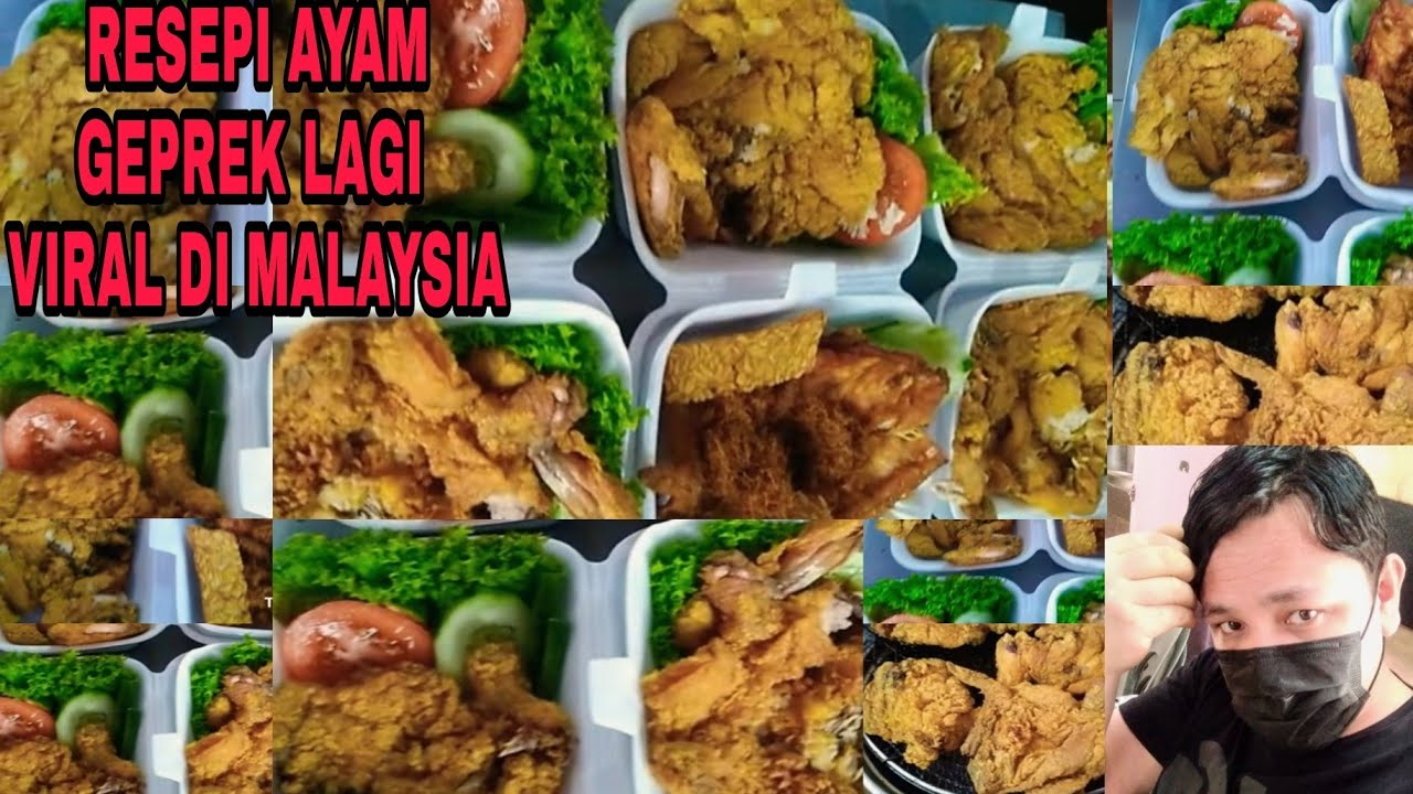Resepi Nasi Ayam Geprek Lagi Viral Di Malaysia Youtube