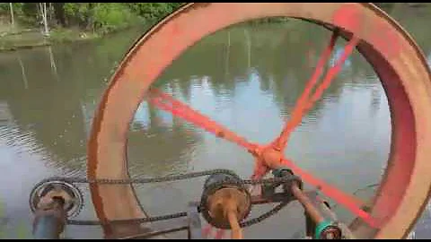 Como aumentar rotação de roda d'água?