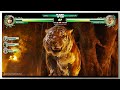 Mowgli vs shere khan with healthbars