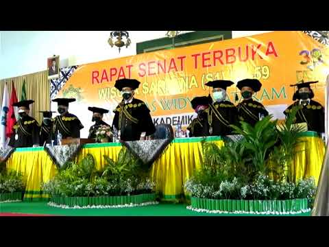 Wisuda Sarjana (S-1) Universitas Widya Mataram ke-59 Tahun Akademik 2020/2021 [Rec. Zoom 16-10-21]