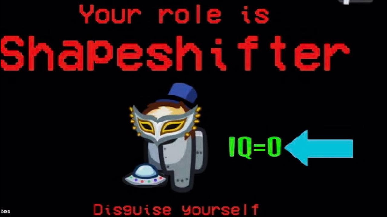 Among us...But my IQ is Zero...Imposter Shapeshifter gameplay on skeld
