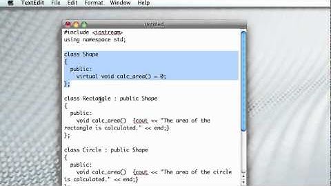 C++ Basic Skills: 35 - "Abstract Classes"