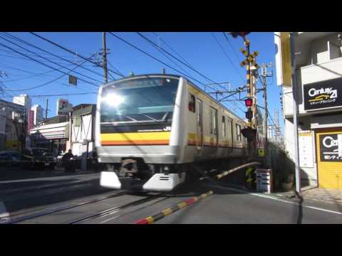 JR南武線E233系平間駅到着