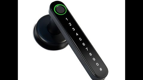 S1 smart door lock tuya fingerprint locks installtion