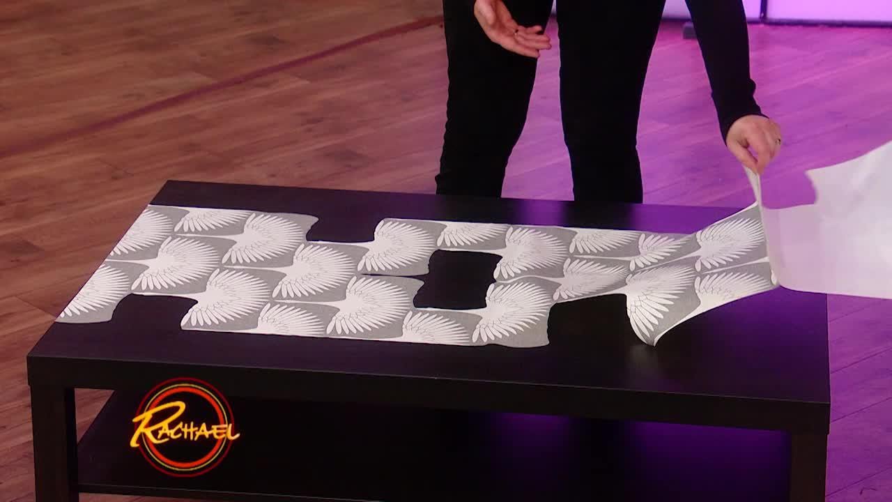 Dress Up Your Coffee Table With Wallpaper You