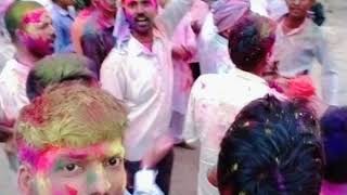 Village Holi festival. Prasadi English arwal 2020