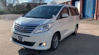 Toyota Alphard 2.4 Petrol HYBRID FRESH JAP IMPORT 7 SEATS ULEZ