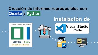Instalación de Visual Studio Code | Creación de informes reproducibles con Quarto y Python | 2