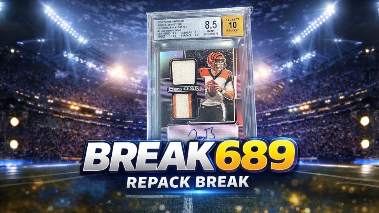 Running our first REPACK Break 💥💎 Break 689 - Cracked Sapphire Repack Break