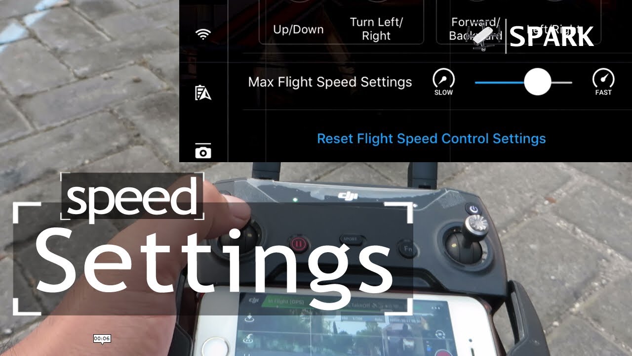 Mengatur Kecepatan Agar Lebih Smooth dji spark