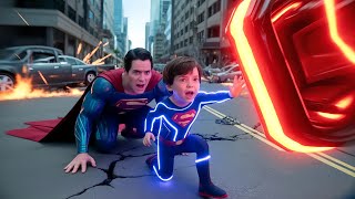 Young Superman Saves Dad! Ultimate Emotional Superhero Scene#Spider man noir#Hulk badmash#hulk hogan