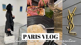 VLOG | Saint Laurent Rive Droite + Date Night at Il Sorrentino