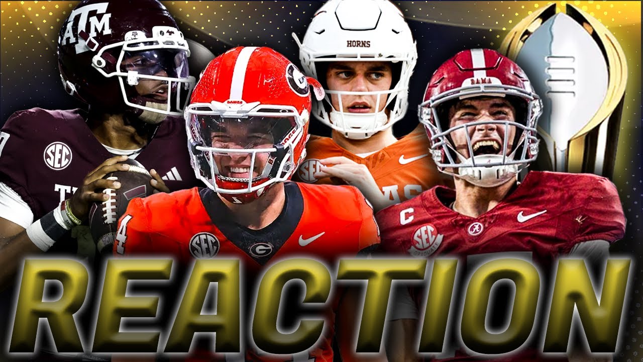 College Football Playoff Rankings REACTION | December 2nd, 2025 - YouTube