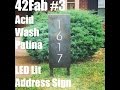 LED Lit Address Sign - 42Fab #3