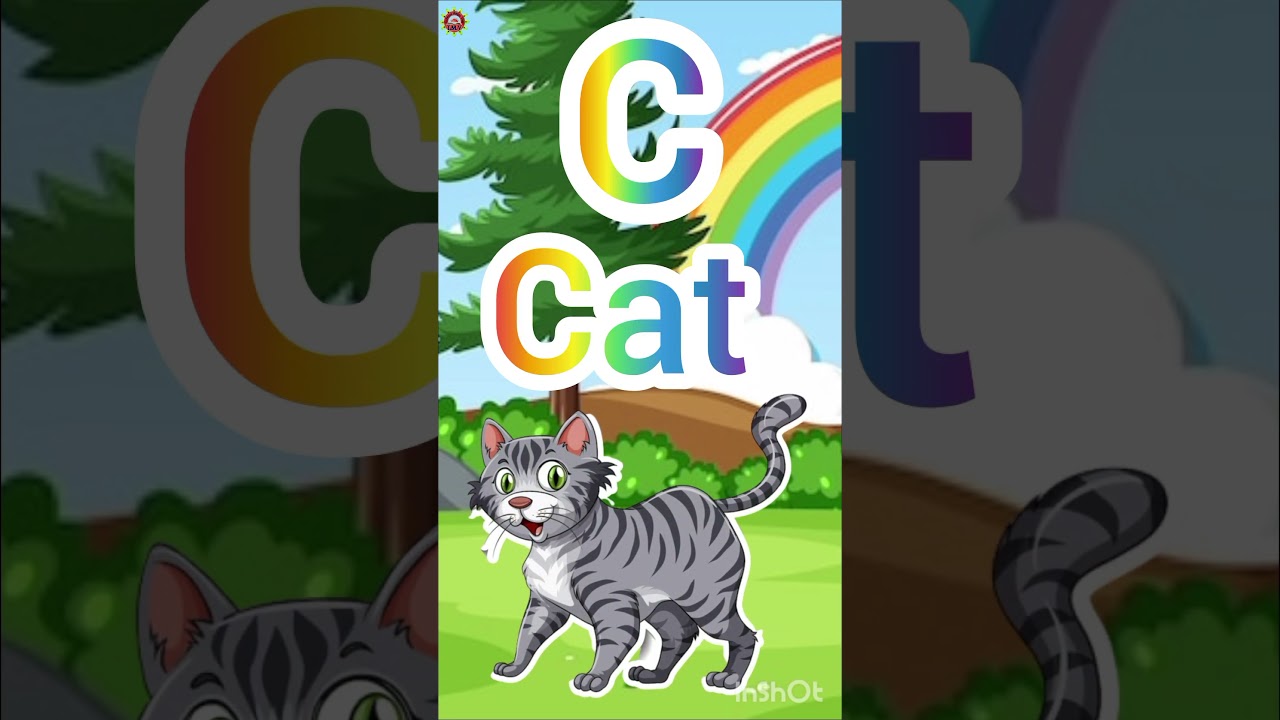 A for apple b for ball c for cat |