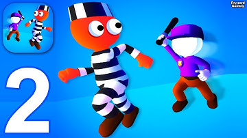 Prison Break: Cage Tycoon Idle - Gameplay Walkthrough Part 2 Stickman Prison Break Police Station