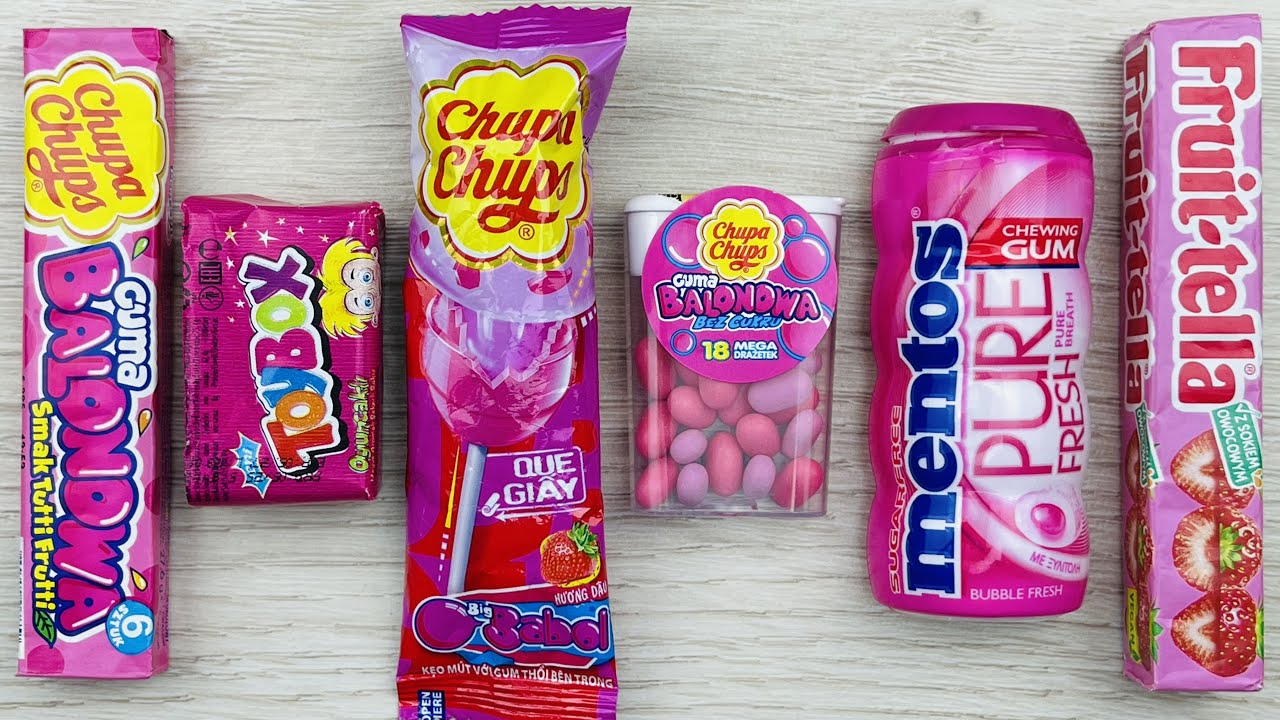 New Some Lot's of Candy Tic Tac Orbit Sweets Unpacking ASMR Satisfying Video