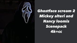 Ghostface scream 2 mickey alteri and nancy loomis scenepack 4k+cc