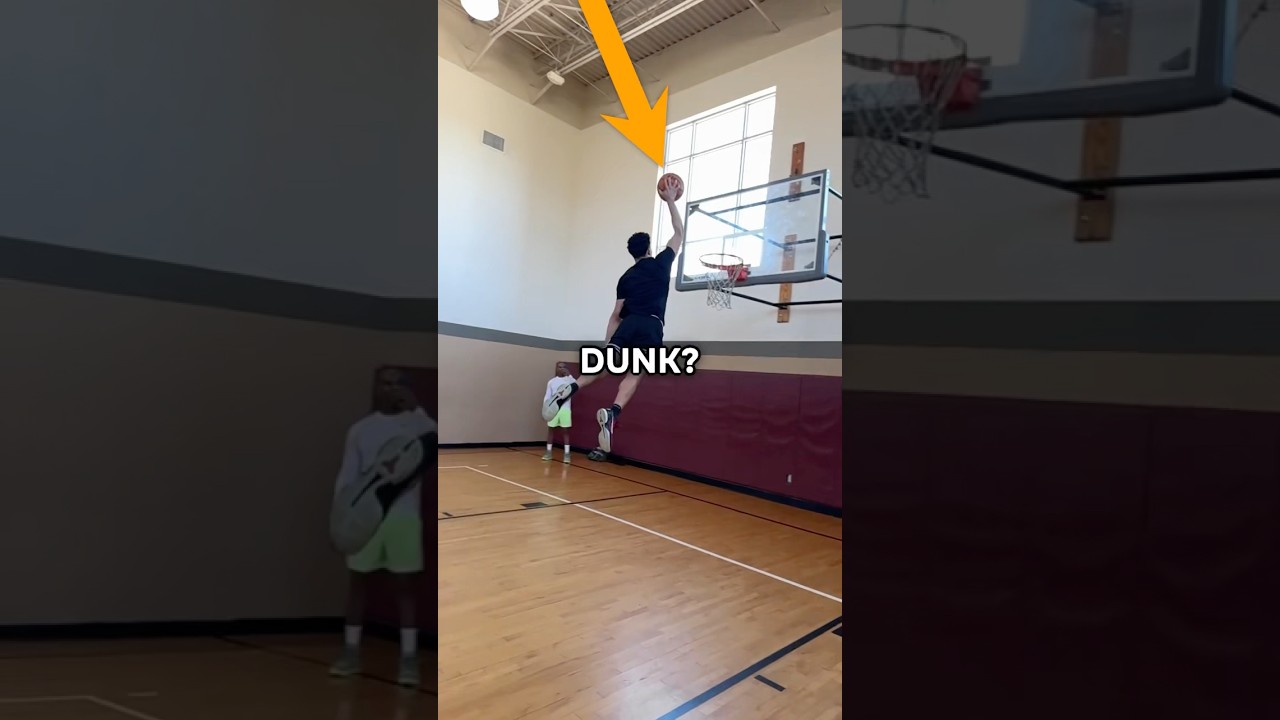 Longest dunk EVER #nba #basketball