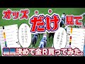 【競馬検証】オッズの人気パターン、法則あり?