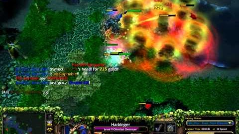 DotA Obsidian Destroyer rampage (1v5)