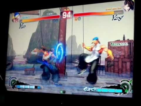 SSFIV AE: Yun VS Yang Gameplay From Super Street Fighter IV: Arcade Edition At FFA On 12-17-10