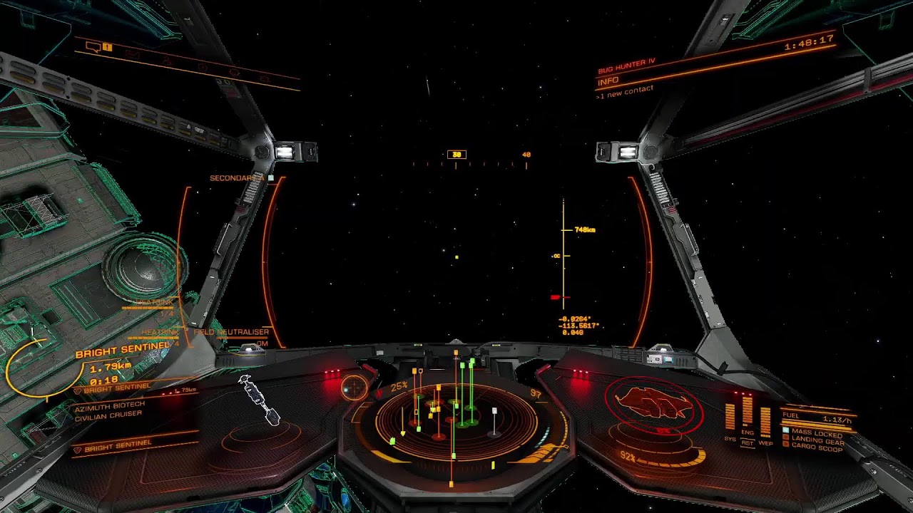 Elite dangerous LiveStream Gameplay: Thargoid killing CG part 15.