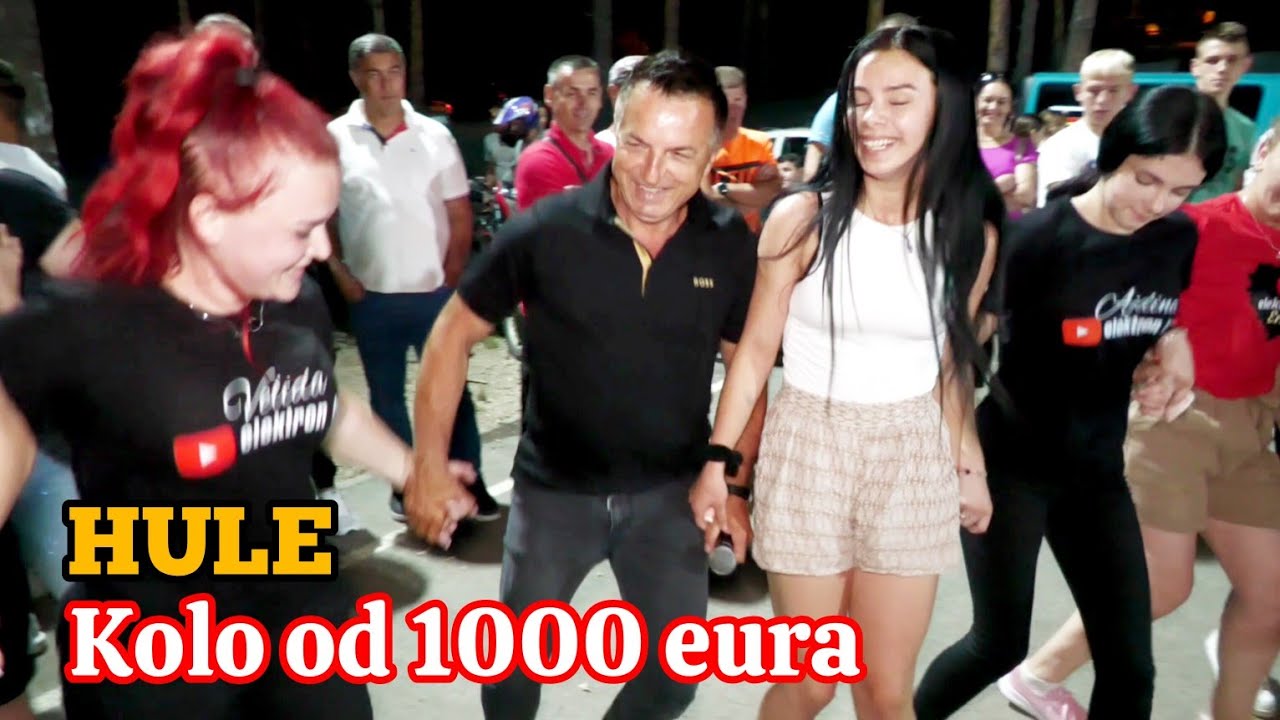 Arnauti igranka - Hule pjevač igrao kolo sa najljepšim curama i djelio nagrade igračima / Borovi