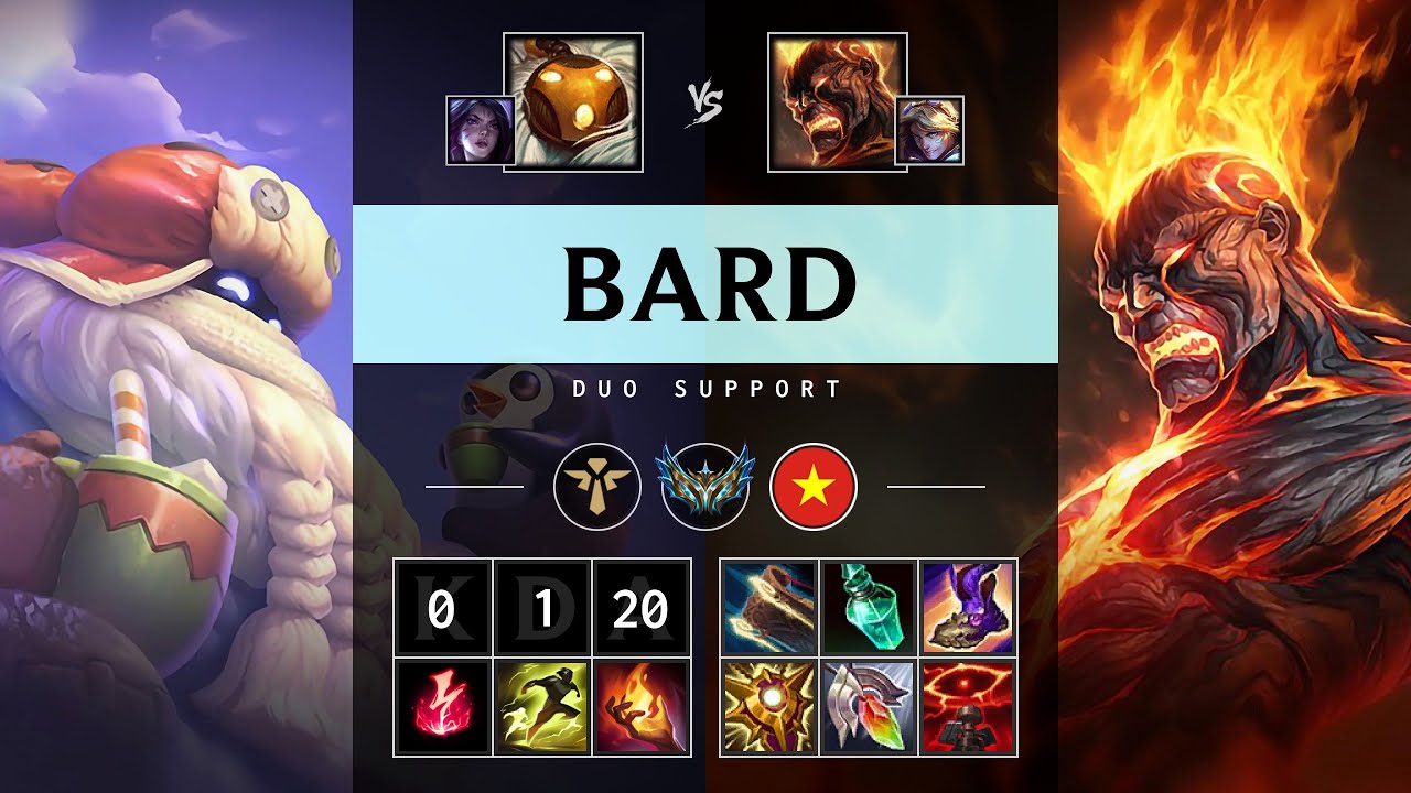 Bard Support vs Brand - VN Challenger Patch 25.08