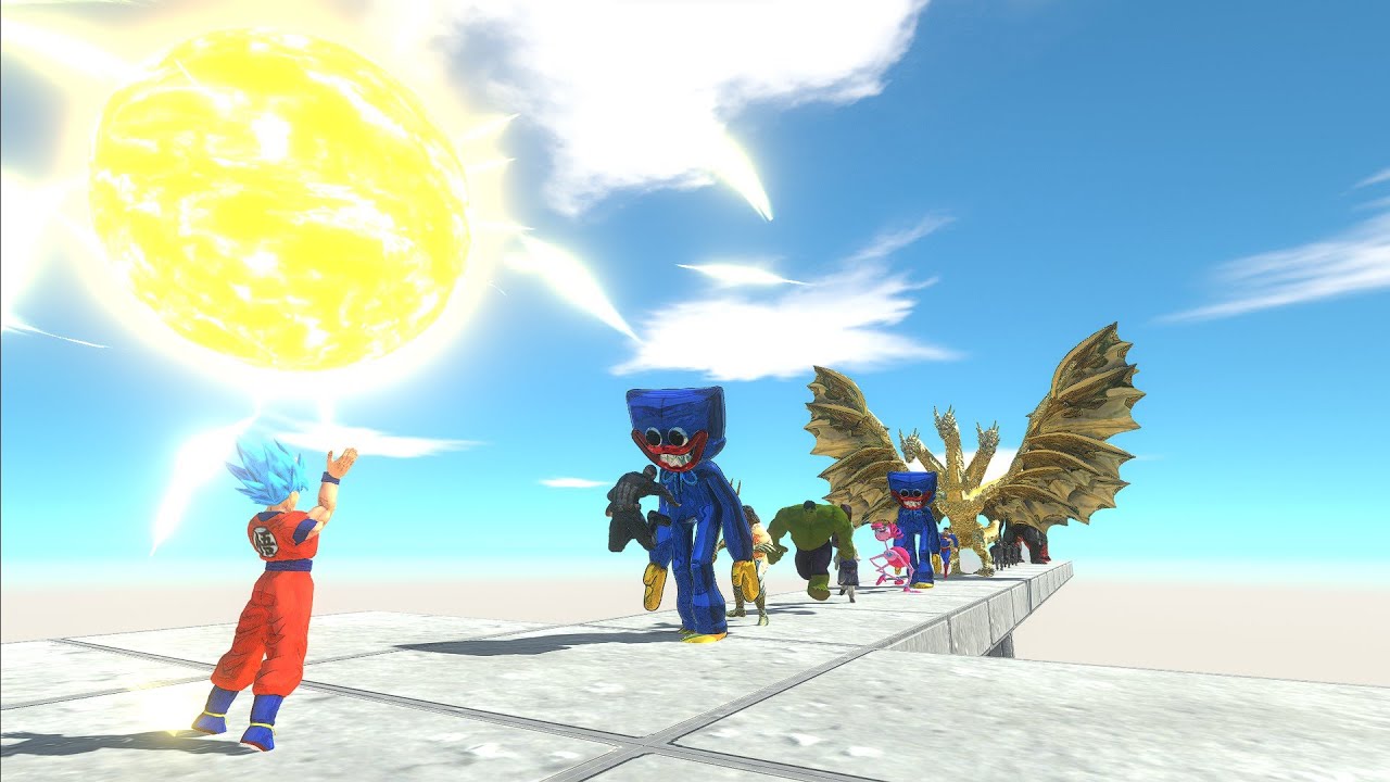 Who Can Withstand Goku's Spirit Bomb - Animal Revolt Battle Simulator