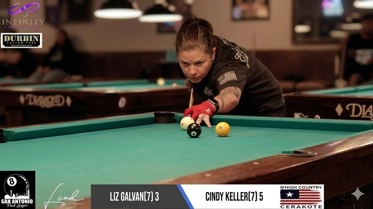 Image of video the Liz Galvan and Cindy Keller Face Off | Infinity Ladies Pool 3